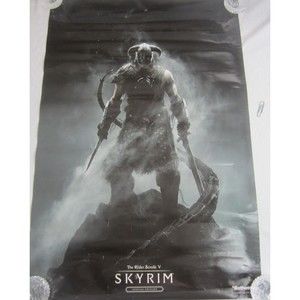 Skyrim Elder Scrolls 5 Promo Poster Double Sided Size 33 x 22 Video Game 2016